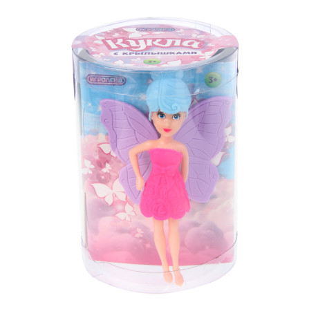 ИГРОЛЕНД Кукла 9 см с крылышками, 6,5х9,5 см, ABS, PVC, микс видов
