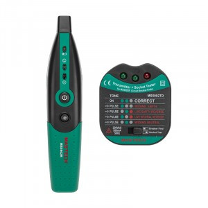 MASTECH Тестер розеток, детектор автоматов MS5902RTD, 13-1262