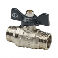 AQUALINK Кран шар. для воды 3/4&quot;, (нар-нар, ш/ш) бабочка, 2337