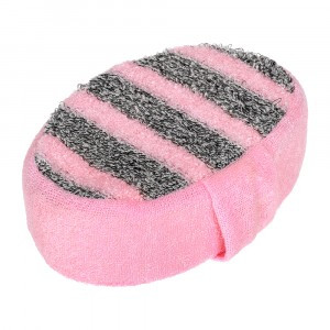 Мочалка "Женская" объёмная, 10*15*5см, двусторонняя 41461, Банные штучки