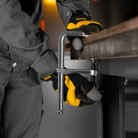 Струбцина F-образная, 80x150мм, кованая Denzel