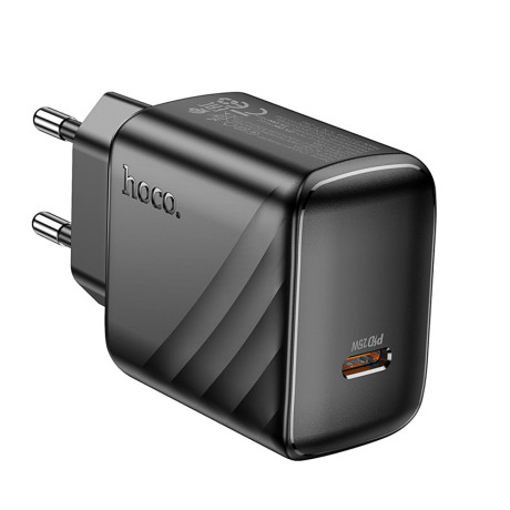 hoco. Зарядное устройство модель CS24A, USB-С 25W, цвет: черный