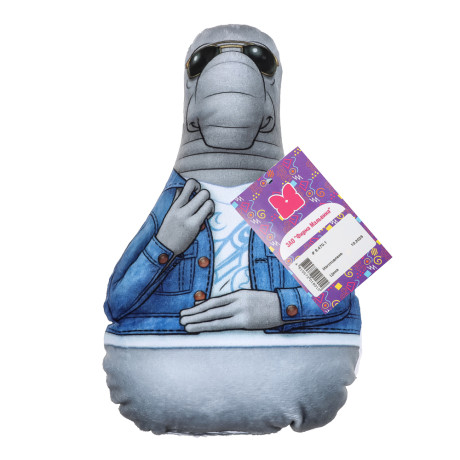 Мягкая игрушка-подушка "Мемчик", полиэстер, 24-30 см, 6 видов