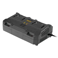 Устройство зарядное для аккумуляторов двухпортовое BCH-20-4.0x2, Li-Ion, 20 В, 4.0 А Denzel