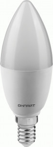 ОНЛАЙТ свеча C37 E14 12W(1020Lm) 6500K 6K 38x110 OLL-C37-12-230-6.5K-E14-FR 90056