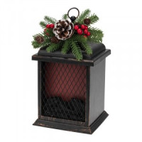 Камин Рождество эффект живого огня 15x14x26см, бронз., USB, 2xС NEON-NIGHT 511-027