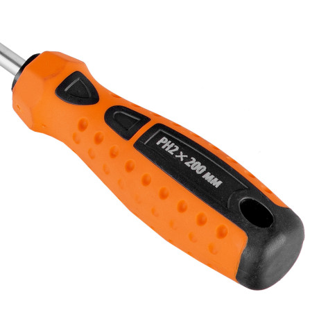 Отвертка "Point", PH2х 200 мм, CrV, двухкомпонентная рукоятка Sparta