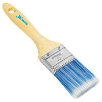 Кисть плоская &quot;Евро&quot; 2&quot;, искусственная щетина, деревянная ручка MTX