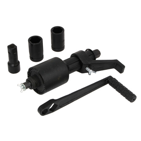 ЕРМАК Ключ баллонный с редуктором 32, 33 мм, 2-х скоростной, удлиненный