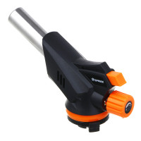 ЕРМАК Горелка газ. с пьезорозжигом, цанговый захват, широкое сопло, 14,5x7,2x4,3 см