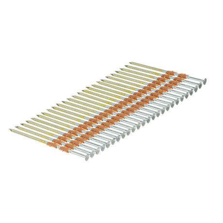 Гвозди для пнев. нейлера (оцинк.) длина - 90 мм, диам. - 3,05 мм, 2000 шт. Denzel