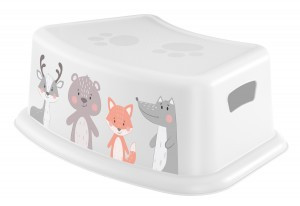 Подставка детская с декором белый 431316516 Бытпласт