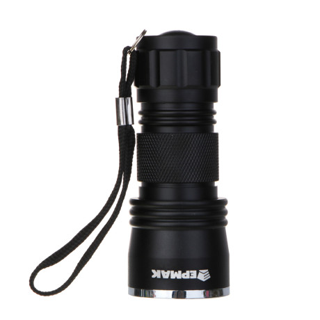 ЕРМАК Фонарик металлический, 21 LED, 3хAAA, 9,2х3,6см, алюминий