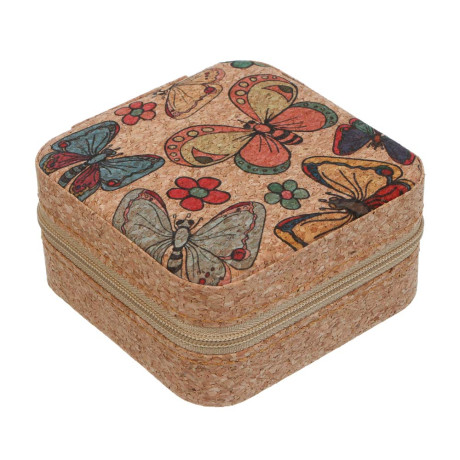 Шкатулка для украшений, 9,5x9,5x5 см, ПВХ, 4 дизайна