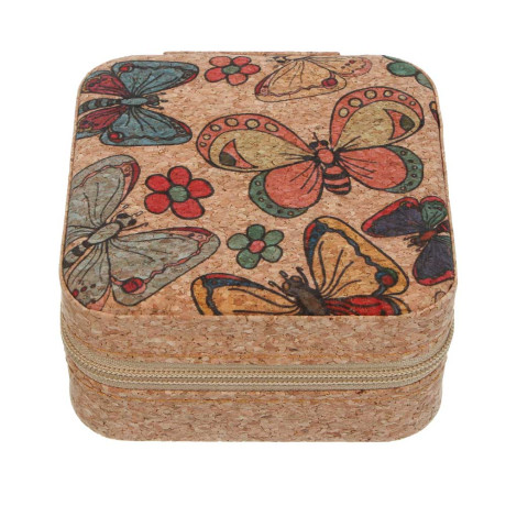 Шкатулка для украшений, 9,5x9,5x5 см, ПВХ, 4 дизайна