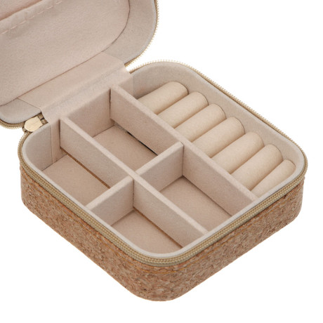 Шкатулка для украшений, 9,5x9,5x5 см, ПВХ, 4 дизайна