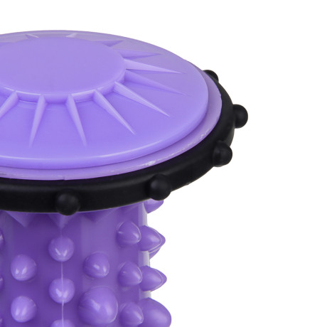 Ролик массажный для рук и ног тм BY SPORT, 13,5x7см, ABS, фиолетовый