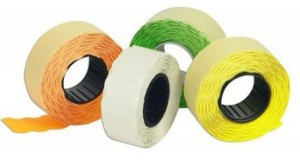 этикет лента 22х12 желт волна 1000шт/рул 10рул/уп 72143