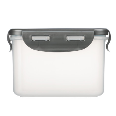 Контейнер герметичный для СВЧ с защелками, 0,63л, 130х100х85мм, пластик