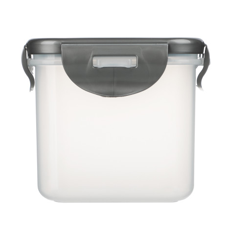 Контейнер герметичный для СВЧ с защелками, 0,63л, 130х100х85мм, пластик