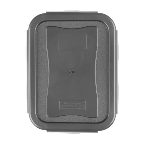 Контейнер герметичный для СВЧ с защелками, 0,63л, 130х100х85мм, пластик