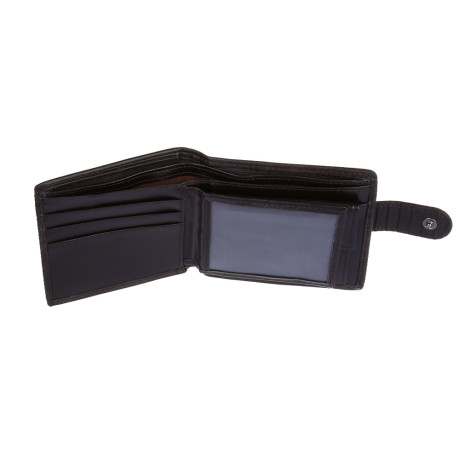 ЮL Брантус Портмоне мужское для карт, купюр и монет, ПУ, 11,5х9,5х2,5см, 2 цвета, КЖ24-34