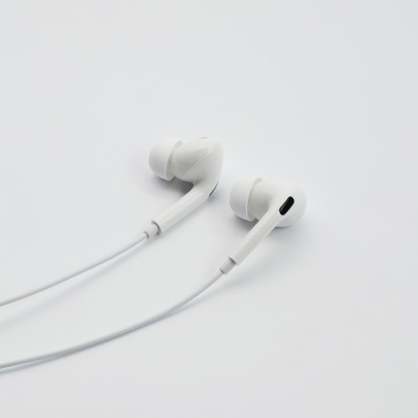 BY Наушники проводные с микрофоном внутриканальные Space Connect PRO, TYPE-C, белый