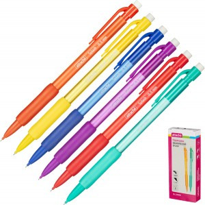 Карандаш механический Attache Splash, 0,5мм, корп.тонир.ассорти, с манжет 1098364