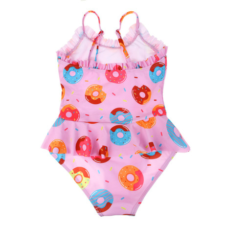 GALANTE Купальник для девочки слитный, р.110-116, 82%полиэстер, 18%эластан, ВЛ25-08