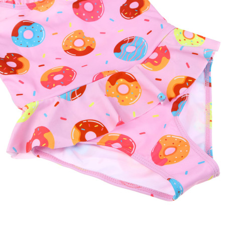 GALANTE Купальник для девочки слитный, р.110-116, 82%полиэстер, 18%эластан, ВЛ25-08