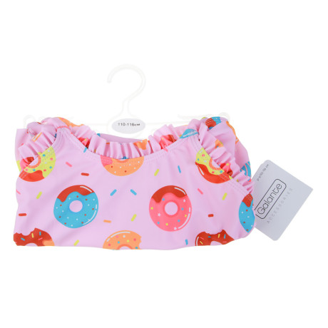 GALANTE Купальник для девочки слитный, р.110-116, 82%полиэстер, 18%эластан, ВЛ25-08