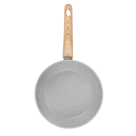 SATOSHI Берг Сковорода литая d20см, антипригарное покрытие Мрамор, индукция