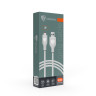 BY Кабель для зарядки Elite iP, 1м, 2.4А, Быстрая зарядка, серый