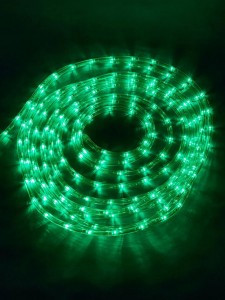 Uniel Дюралайт  8м с контроллером, зеленый, 8 реж. 24LED/м ULD-D50 8M/С08 IP44 GREEN