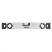 Уровень алюминиевый &quot;Рельс&quot;, 400 мм, 3 глазка (1 поворотный) Matrix