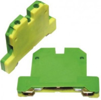 EKF Колодка клеммная ЕК-10/63 JXB земля (аналог БЗН) plc-ek-10/63