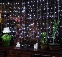 ULD-C3020-240/TTK WHITE IP44 Занавес светодиодный с эффектом мерцания, 3х2м. Соединяемый. 240 светод