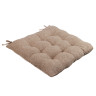 PROVANCE Подушка на стул "Текстура", полиэстер, 38x38см, бежевый