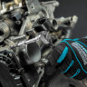 Ключ-трещотка 1/4", CrV, 120 зубьев, цельнометаллический, хром Gross