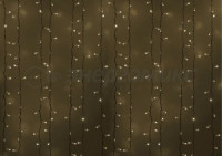 Гирл-занавес ул. "Св/д дождь" 2x3/20нитей, 760LED, белый, IP44, соед.3мод без б/п 235-135 Neon Night