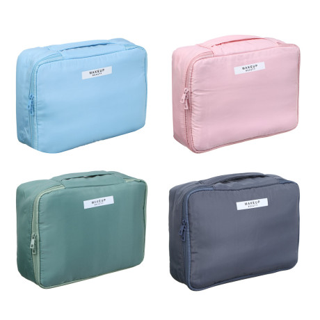ЮL Несессер со съемной косметичкой и отделением для кистей, 100% ПЭ, 23х16х8см, 4 цвета