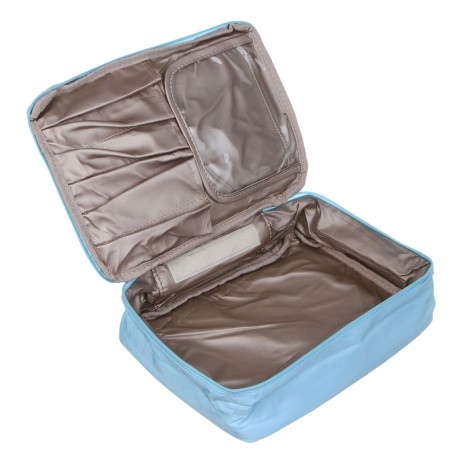 ЮL Несессер со съемной косметичкой и отделением для кистей, 100% ПЭ, 23х16х8см, 4 цвета