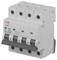 ЭРА PRO автоматический выкл. ВА47-63 4P 63А хар-ка C 4,5кА VA63-4P63C4.5 59445