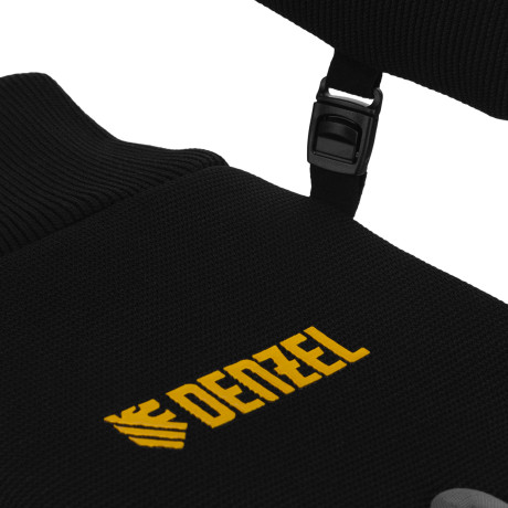 Перчатки универсальные, двойные, работа с сенсорным экраном, вязаная манжета, размер 10 Denzel