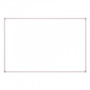 Доска магнитно-маркерная Attache Economy 90х120(BW-PL912)ПВХ профиль 926654