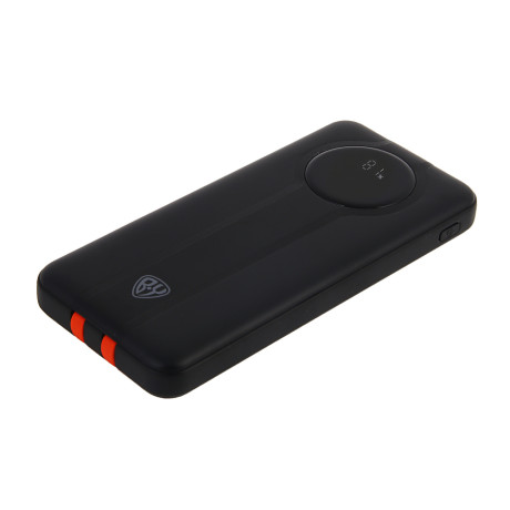 Аккумулятор мобильный BY Bolt10 10000мАч, встроен. кабели Type-C, iP, 20W, 3A, пластик, черный