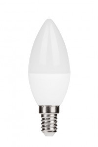 AVL PRE лампа свеча C37 E14 6W(480lm) 3000K 2K 37x100 матовая LE SV LED 010502-0031