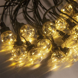 "Гирлянда св/д "Лампы" Теплый белый, 100св/д,  10м, IP65, 2664