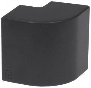 IEK ЭЛЕКОР Угол внешний КМН 20х10 черный (4шт, цена за уп) ELECOR EL-KK10D-N-020-010-K02