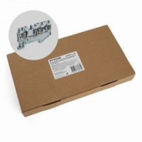 Stekker зажим самозажимной 3-х проводный ЗНИ 2,5 мм2, 28А LD553-1-25 (JXB ST 2,5) серый 39963